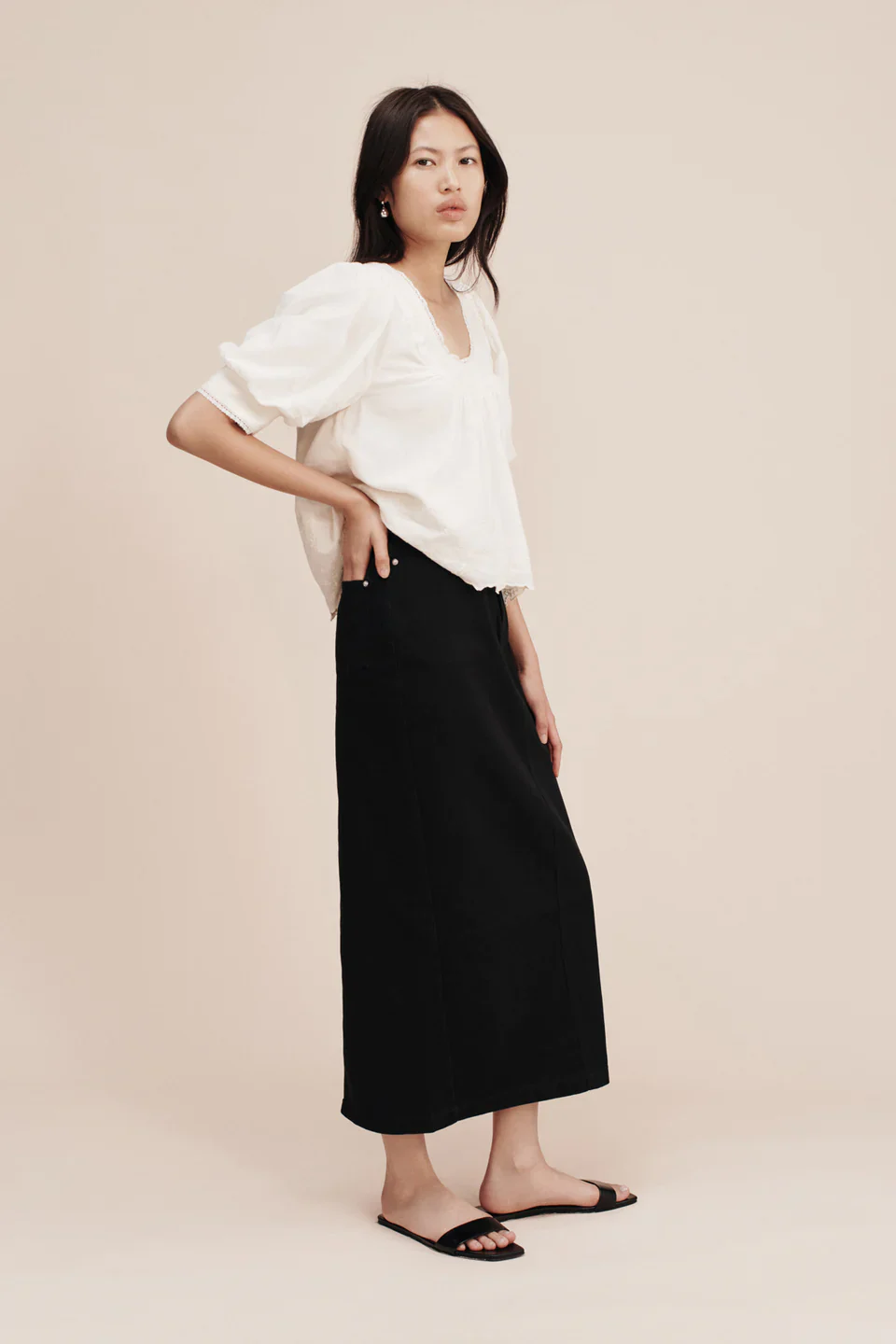 Harvey Skirt - Black - Image 3